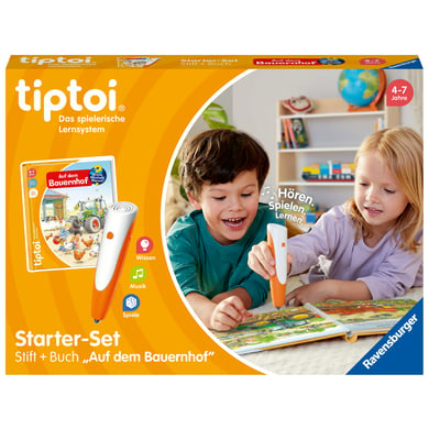 Ravensburger tiptoi® Starter-Set: Stift und Bauernhof-Buch von Ravensburger