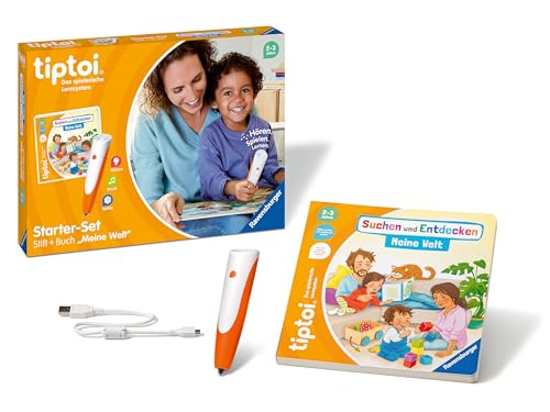 Ravensburger tiptoi Starter-Set 00112: Stift und Bilderbuch Suchen und Entdecken Meine Welt - Lernsystem für Kinder ab 2 Jahren Ravensburger tiptoi Starter-Set 00112: Stift und Bilderbuch Suchen und Entdecken Meine Welt - Lernsystem für Kinder ab 2 Jahren von Ravensburger