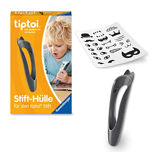 Ravensburger tiptoi 00150 - Stifthülle zum Wechseln in Schwarz/Wechselhülle für den tiptoi-Stift/Geeignet für Kinder ab 3 Jahren von Ravensburger