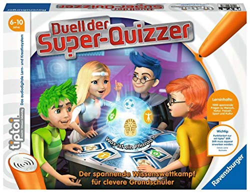 Ravensburger tiptoi 00833 - "Duell der Super-Quizzer" / Spiel von Ravensburger ab 6 Jahren / Der spannende Wissenswettkampf für clevere Grundschüler von Ravensburger