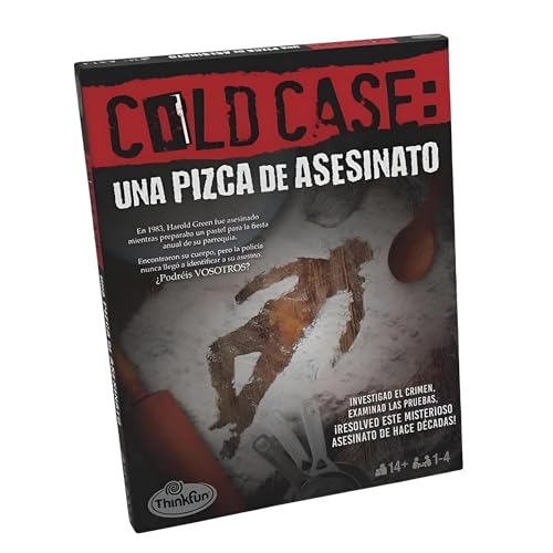 ThinkFun - Cold Case 1: Die Wahrheit Nicht stirbt, Logikspiel und Umfrage für Erwachsene, 1-4 Spieler, Alter 14 Jahre von ThinkFun