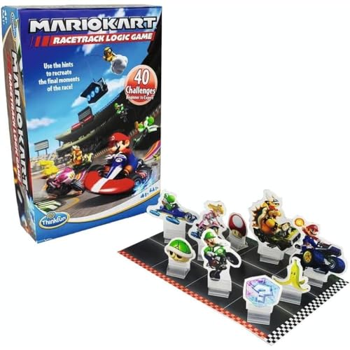 ThinkFun Mario Kart Race Logic Game, Logikspiel 8+ Jahre von Ravensburger