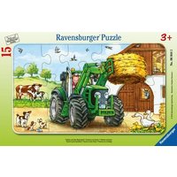 Traktor auf dem Bauernhof, Rahmenpuzzle (Ravensburger 06044) von Ravensburger