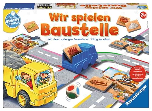 Wir Spielen Baustelle: Mit dem Lastwagen Baumaterial richtig zuordnen von Ravensburger