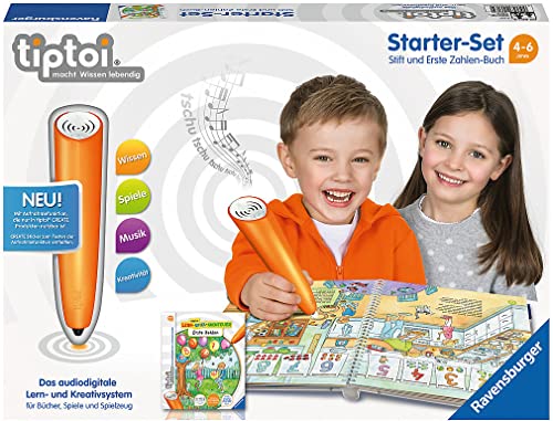 tiptoi® Starter-Set: Stift und Erste Zahlen-Buch: tiptoi® Stift mit Aufnahmefunktion und Buch Erste Zahlen von Ravensburger