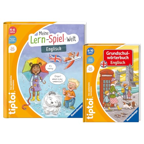 tiptoi Grundschulwörterbuch Englisch und Wir lernen Englisch - Set - 9120055082637 von Ravensburger