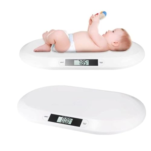 Digital Baby Scale, Infant Scale for Weighing in Pounds, Ounces, or Kilograms up to 44 lbs, Newborn Baby Scale with Hold Function, Pet Scale for Cats and Dogs von Rawrr