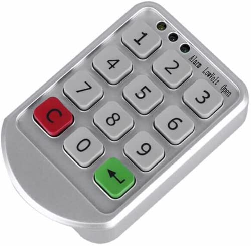 Digital Electronic Keypad Number Schranktür Code Lock Push Button Lock Passwortschloss Türschließfach Schublade Digitale Schlösser für Steel Cabinet von Rawrr