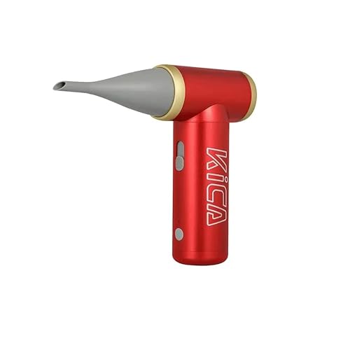 Elektrische Staubgebläse, Air Duster, Mini Staubbläser, Handheld Dusters für Laptop/Tastatur/Auto/Sofa/Bürogeräte, 22500-101000 U/min - Rot (Verbesserte Version) von Rawrr