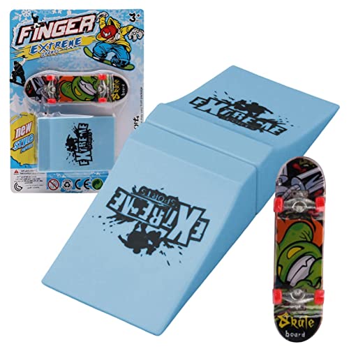 Finger-Skate-Boarding, rutschfestes Training Finger Koordination Griffbrett, Fingerbretter Decks für Ramp Kit und Skatepark von Raxove