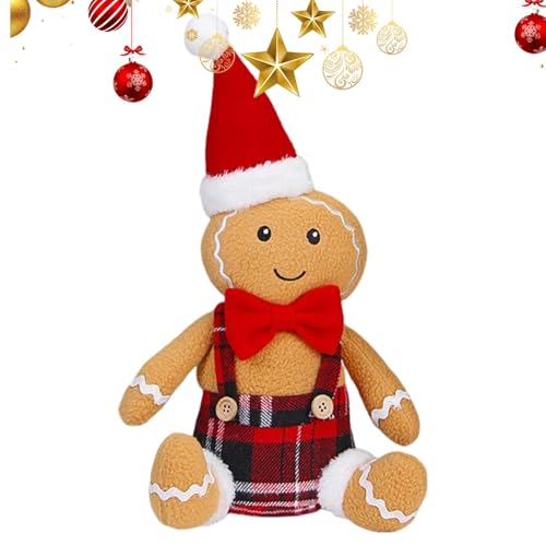 -Plüschtier, Weihnachtlicher Lebkuchenmann, Weihnachtsdekoration, Lebkuchenmann, Weihnachtsdekoration, Plüschtier -Plüschtier, Weihnachtlicher Lebkuchenmann, Weihnachtsdekoration, Lebkuchenmann, Weihnachtsdekoration, Plüschtier von Raxove
