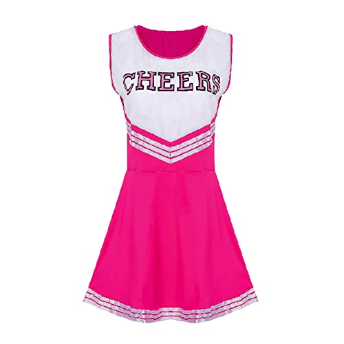 Raxove Cheerleader-Outfit | Mädchen-Kostüm mit Cheerleader-Bällen und Socken | Cheerleader-Kostüm-Outfit-Set für Mädchen von Raxove