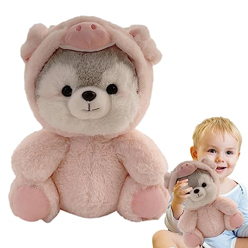 Husky Gefüllt | Cute Creative Pet Verwandelt Koala Dinosaur Plüsch - Cuddly Stuffed Husky Dog Plush, Husky Stuffed Dog Plüsch für Sofa Schlafzimmer Car Decor Husky Gefüllt | Cute Creative Pet Verwandelt Koala Dinosaur Plüsch - Cuddly Stuffed Husky Dog Plush, Husky Stuffed Dog Plüsch für Sofa Schlafzimmer Car Decor von Raxove