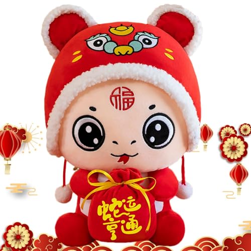 Raxove Plüschtier, Schlangenkissen, Plüschtier, traditionelles chinesisches Schlangenspielzeug, Jahr der Schlange, Plüschtier für Tische, Sofas, Raxove Plüschtier, Schlangenkissen, Plüschtier, traditionelles chinesisches Schlangenspielzeug, Jahr der Schlange, Plüschtier für Tische, Sofas, von Raxove