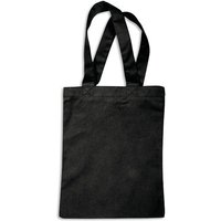 Schwarze kleine Baumwolltasche, 19cm x 26cm, ideal zum Gestalten von Rayher Hobby GmbH