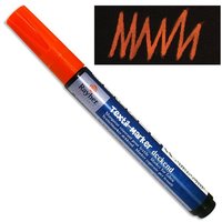 Textil-Marker deckend, orange, Rundspitze 2-4 mm, mit Ventil von Rayher Hobby GmbH