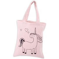 Baumwoll-Tasche mit Einhorn-Aufdruck, 20cm x 25cm von Rayher