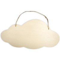 Naturholzschild Wolke, 40cm x 20cm von Rayher