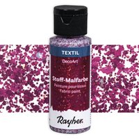 Rayher Glitzer-Stoffmalfarbe, verschiedene Farben, 59ml von Rayher