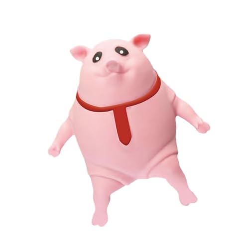 2Stück Squishy Pig Toy - Squishy Piggy, Squishy Pig Stress Toy, Squishy Piglet, Pink Pig Squishy, Piggy Squeeze Toy, Dekompressions Schweinchen, Hübsches Bauernhoftier-Pinch-Modell von Raypontia