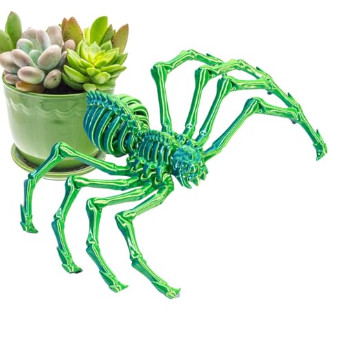 Raypontia 3D-gedrucktes Spinnen-Fidget, 3D-gedruckte Gelenkspinne - 3D-gedruckte Spinnenspielzeuge mit beweglichen Gelenken | 3D bewegliche Spinne Erwachsene Fidget Toys Mystery Spider Halloween von Raypontia