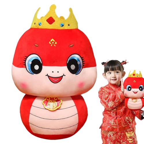 Raypontia Schlangen-Stofftier, Schlangen-Plüschtier | Plüschtier,2025 niedliches multifunktionales chinesisches Neujahrsspielzeug-Maskottchen für, Mädchen, Kinder, für das Jahr der Schlange für das von Raypontia