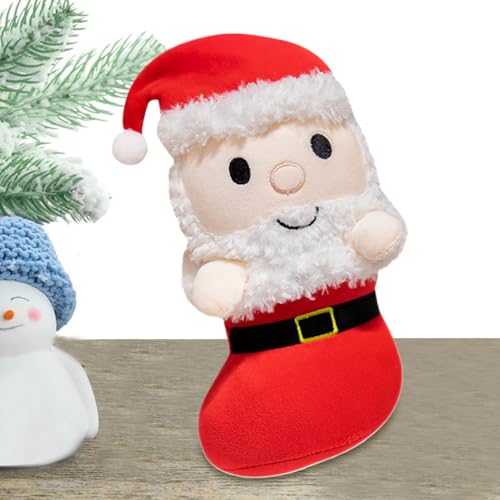 Raypontia Weihnachtspuppe, Weihnachtsplüschtiere - Urlaubsstofftier | Stilvolle weihnachtliche Plüschpuppe, Pinguin-Weihnachtsmann-Plüschpuppenspielzeug für Kinder von Raypontia