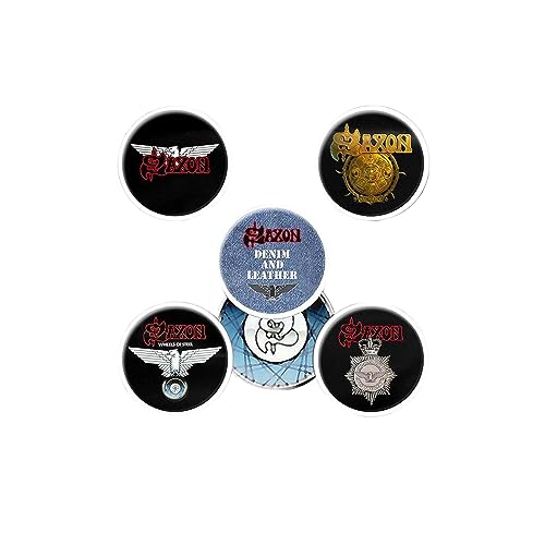 Saxon - Wheels Of Steel Button-Set Saxon - Wheels Of Steel Button-Set von Saxon