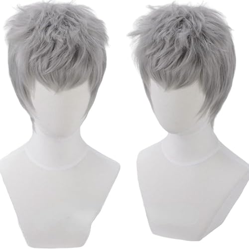 Anime Game Devil May Cry 5 Cosplay Perücke Nero Silber Grau kurze Haare Rolle Spielen Halloween Requisiten Zubehör Perücke Cap Anime Game Devil May Cry 5 Cosplay Perücke Nero Silber Grau kurze Haare Rolle Spielen Halloween Requisiten Zubehör Perücke Cap von Rcrllya