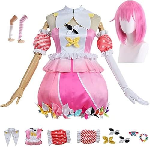 Rcrllya Anime Projekt Sekai Bunte Bühne Cosplay Kostüm Ootori Emu Otori Emu Perücke Uniform Kleid Outfit Carnaval Party Halloween Anzug (Ootori Emu Perücke,L) von Rcrllya