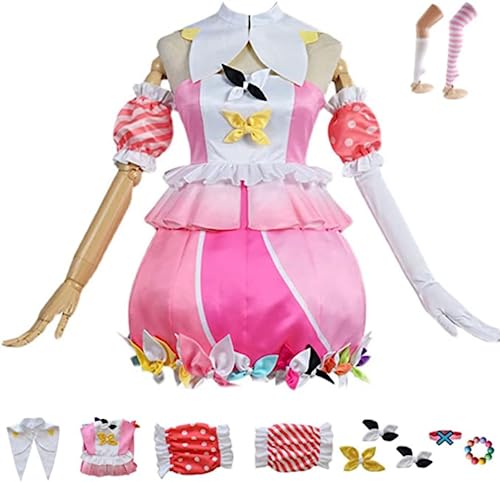 Rcrllya Anime Projekt Sekai Bunte Bühne Cosplay Kostüm Ootori Emu Otori Emu Perücke Uniform Kleid Outfit Carnaval Party Halloween Anzug (Ootori Emu,L) von Rcrllya