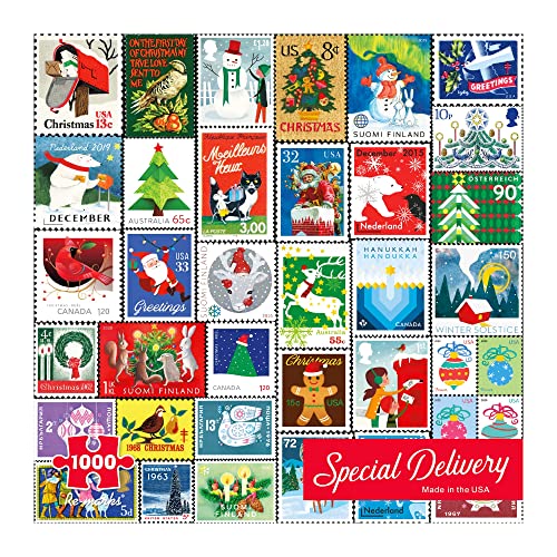 Re-marks Special Delivery Puzzle, Collage Puzzle für alle Altersgruppen, 1000 Teile Weihnachtspuzzle von Re-Marks