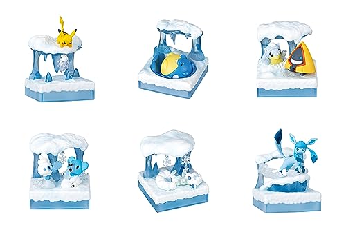 Re-Ment - Boite De 6 Figuren Pokemon World 3 Frozen Snow Field - 4521121207537 von Re-Ment