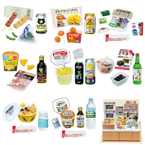 Reement Pe Sample Light Convenience Store Dinner Dinner 1 Box ca.H 3,1 x B 2,8 x T 4,1 cm (80 x 70 x 40 mm), aus PVC, ABS von Re-Ment