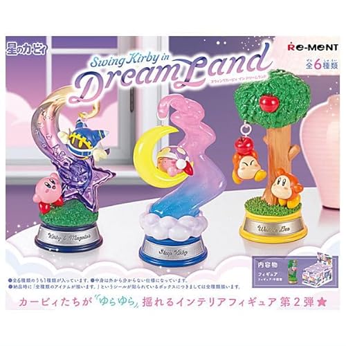 Re-Ment Kirby Swing Kirby in Dreamland Figuren, 6 cm (6) von Re-Ment