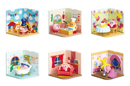 Re-Ment Kirby Wonder Room 1 Box, ca. H 4,5 x B 2,8 x T 6,1 cm (115 x 70 x 60 mm), PVC, b-55cp000z4z-007-45539 von Re-Ment