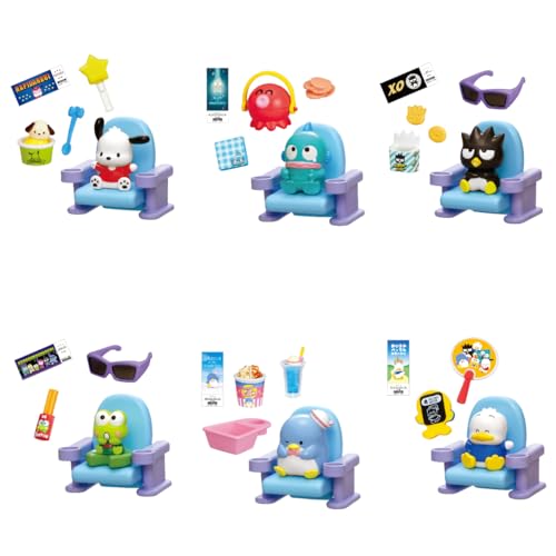 Rement Sanrio Hadanbui Theater 1 Box, ca. H 4,5 x B 2,8 x T 6,1 cm (115 x 70 x 60 mm), aus PVC und ABS von Re-Ment