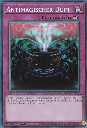 YuGiOh Antimagischer Duft (V.6) RA02-DE076 Collectors Rare Deutsch Deutsch Boosterfrisch 1. Auflage von ReCollectibles