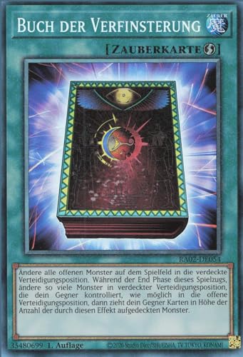 YuGiOh Buch der Verfinsterung (V.6) RA02-DE054 Collectors Rare Deutsch Deutsch Boosterfrisch 1. Auflage von ReCollectibles