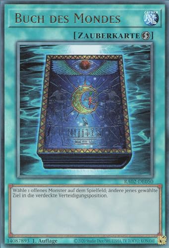 YuGiOh Buch des Mondes (V.7) RA02-DE050 Ultimate Rare Deutsch Deutsch Boosterfrisch 1. Auflage von ReCollectibles