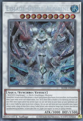 YuGiOh Eisjade-Gymir Aegirine BLTR-DE090 Secret Rare Deutsch Deutsch Boosterfrisch 1. Auflage von ReCollectibles