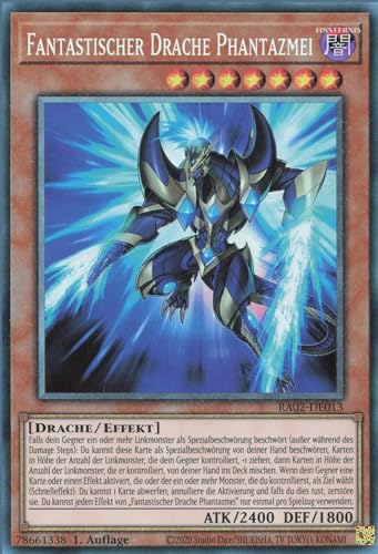 YuGiOh Fantastischer Drache Phantazmei (V.6) RA02-DE013 Collectors Rare Deutsch Deutsch Boosterfrisch 1. Auflage von ReCollectibles