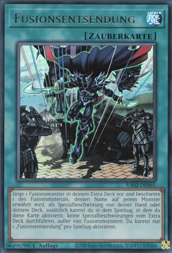 YuGiOh Fusionsentsendung (V.2) RA02-DE065 Ultra Rare Deutsch Deutsch Boosterfrisch 1. Auflage von ReCollectibles