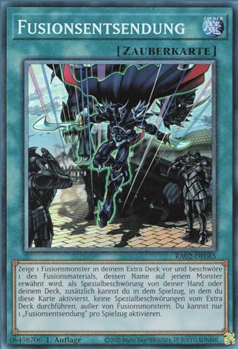 YuGiOh Fusionsentsendung (V.6) RA02-DE065 Collectors Rare Deutsch Deutsch Boosterfrisch 1. Auflage von ReCollectibles