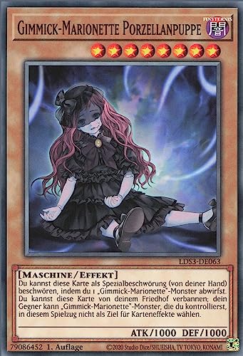 YuGiOh Gimmick-Marionette Porzellanpuppe LDS3-DE063 Common Deutsch Boosterfrisch 1. Auflage von ReCollectibles