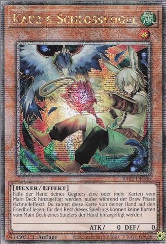 YuGiOh Kauz & Schlossvogel (V.10) RA02-DE006 Quarter Century Secret Rare Deutsch Deutsch Boosterfrisch 1. Auflage ReCollectibles von ReCollectibles