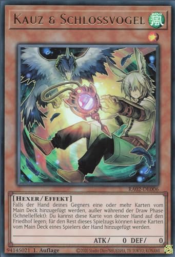 YuGiOh Kauz & Schlossvogel (V.4) RA02-DE006 Ultra Rare Deutsch Deutsch Boosterfrisch 1. Auflage von ReCollectibles