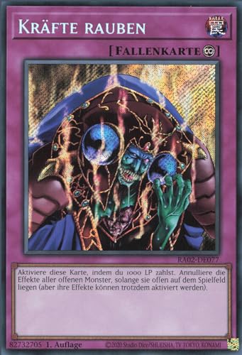 YuGiOh Kräfte rauben (V.3) RA02-DE077 Secret Rare Deutsch Deutsch Boosterfrisch 1. Auflage von ReCollectibles