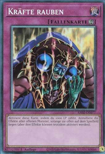 YuGiOh Kräfte rauben (V.6) RA02-DE077 Collectors Rare Deutsch Deutsch Boosterfrisch 1. Auflage von ReCollectibles