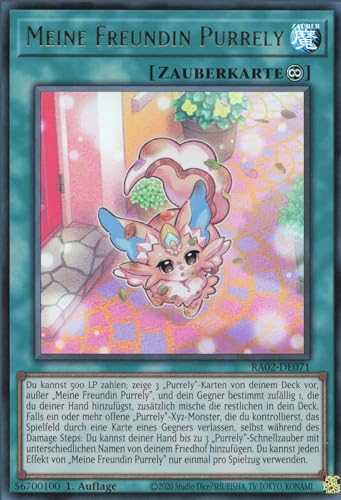 YuGiOh Meine Freundin Purrely (V.2) RA02-DE071 Ultra Rare Deutsch Deutsch Boosterfrisch 1. Auflage von ReCollectibles